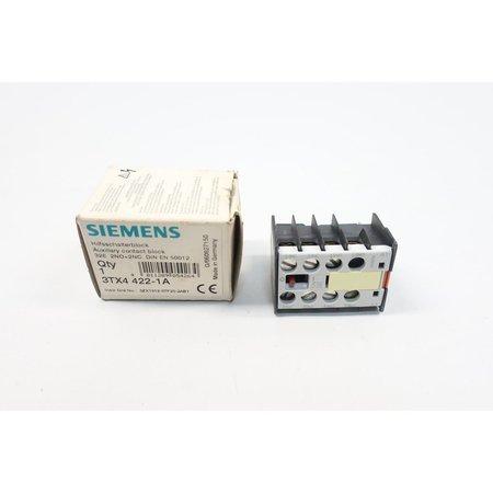 SIEMENS 3Tx4 422-1A Auxiliary Contact Contactor Parts And Accessory 3TX4 422-1A